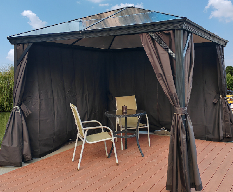 Polycarbonaat tuinhuisje van 3x3m