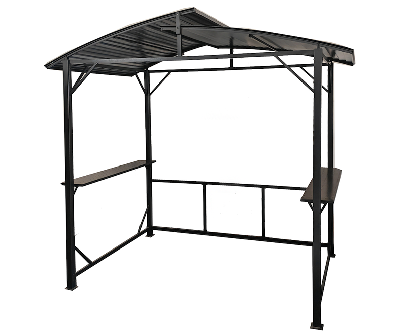 2,48*1,5*2,3m opvouwbare barbecueschuur voor buiten